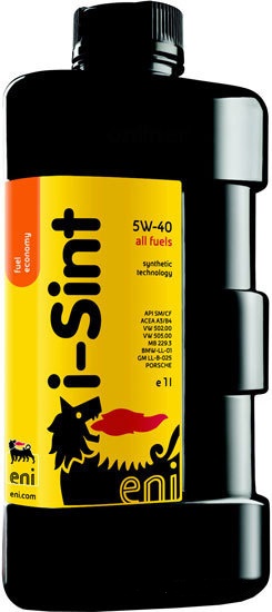 Масло моторное синтетическое - ENI i-Sint 5W-40 1л